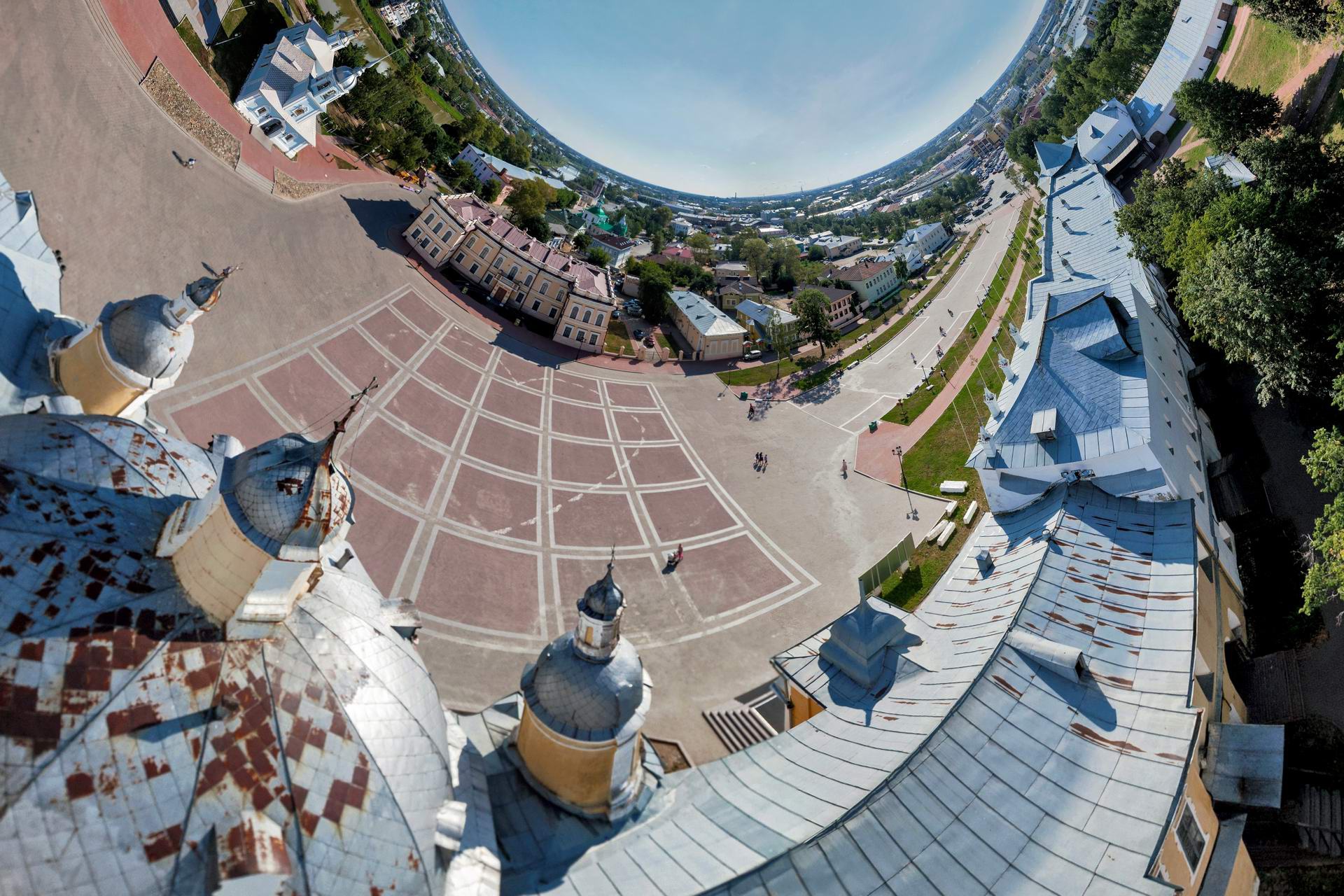 Вологодский кремль. Вид со звонницы Софийского собора