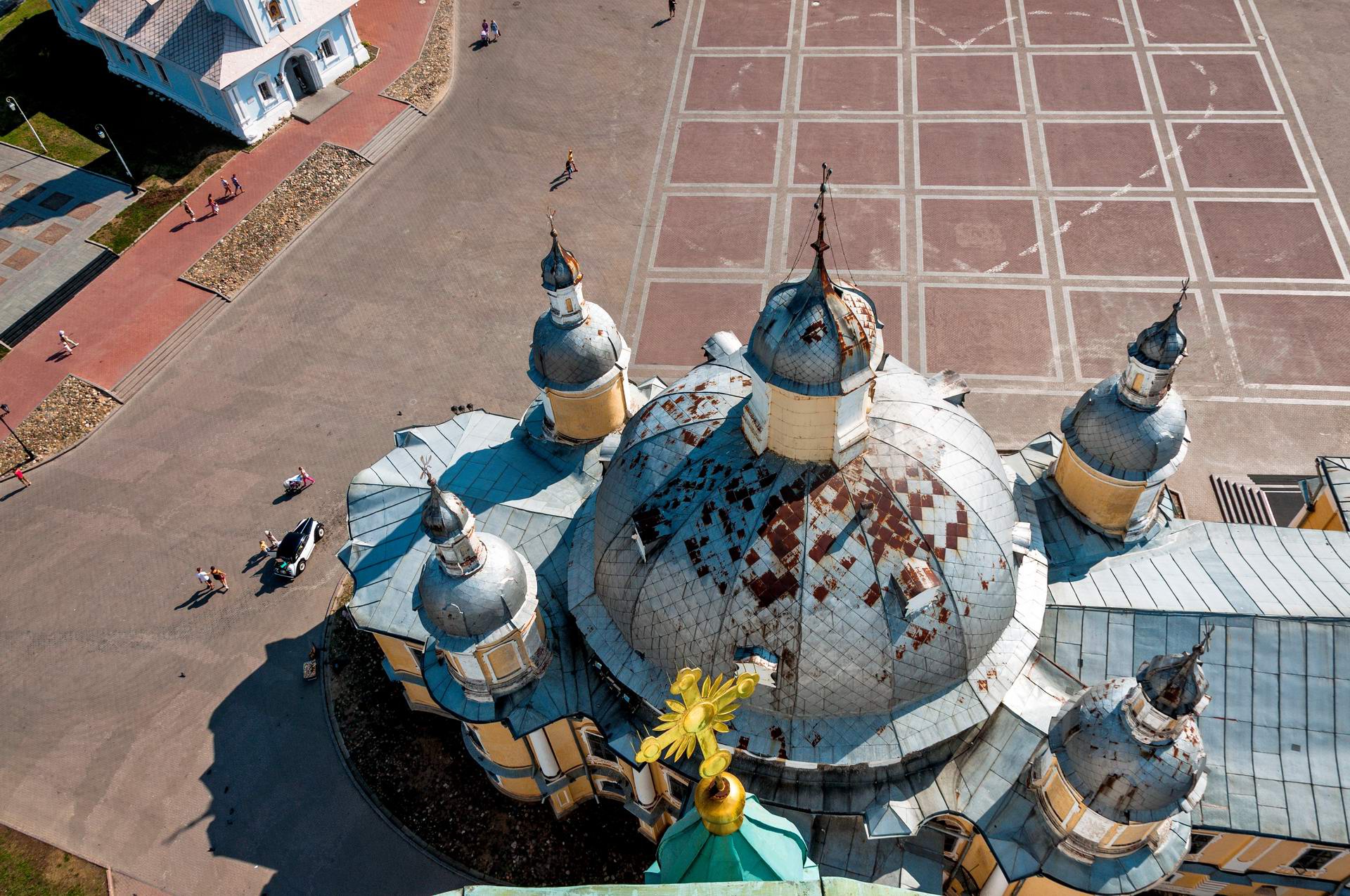Вологодский кремль. Вид со звонницы Софийского собора