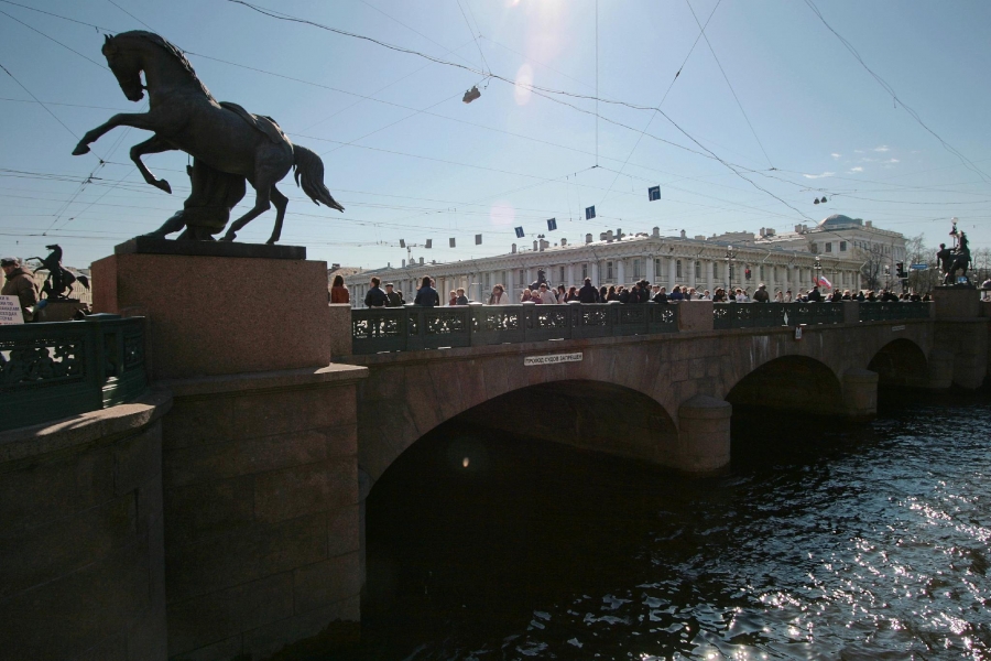 Аничков мост. Аничков мост в Санкт-Петербурге