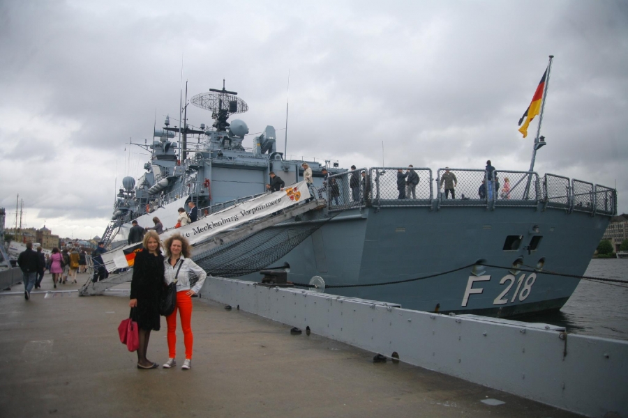 Немецкий военный корабль 